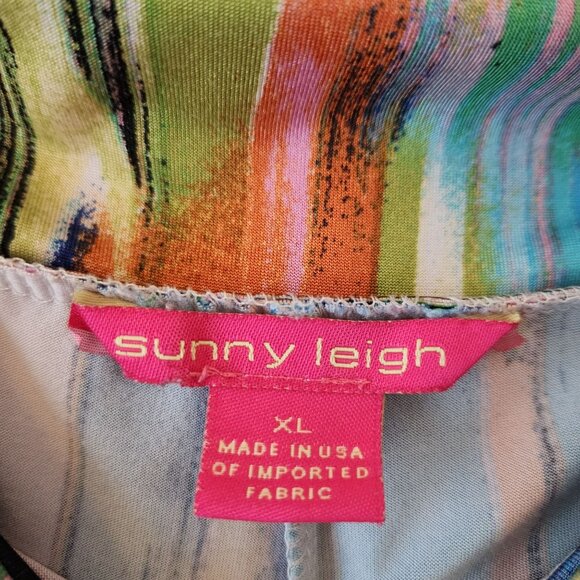 Sunny Leigh Womens Shorts Size XL Colorful Abstract Print - Picture 4 of 6